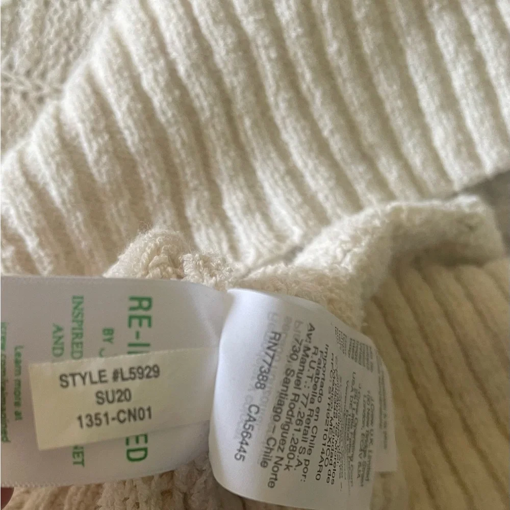 J.Crew V-neck cardigan sweater -Cream -Medium - Picture 6 of 11